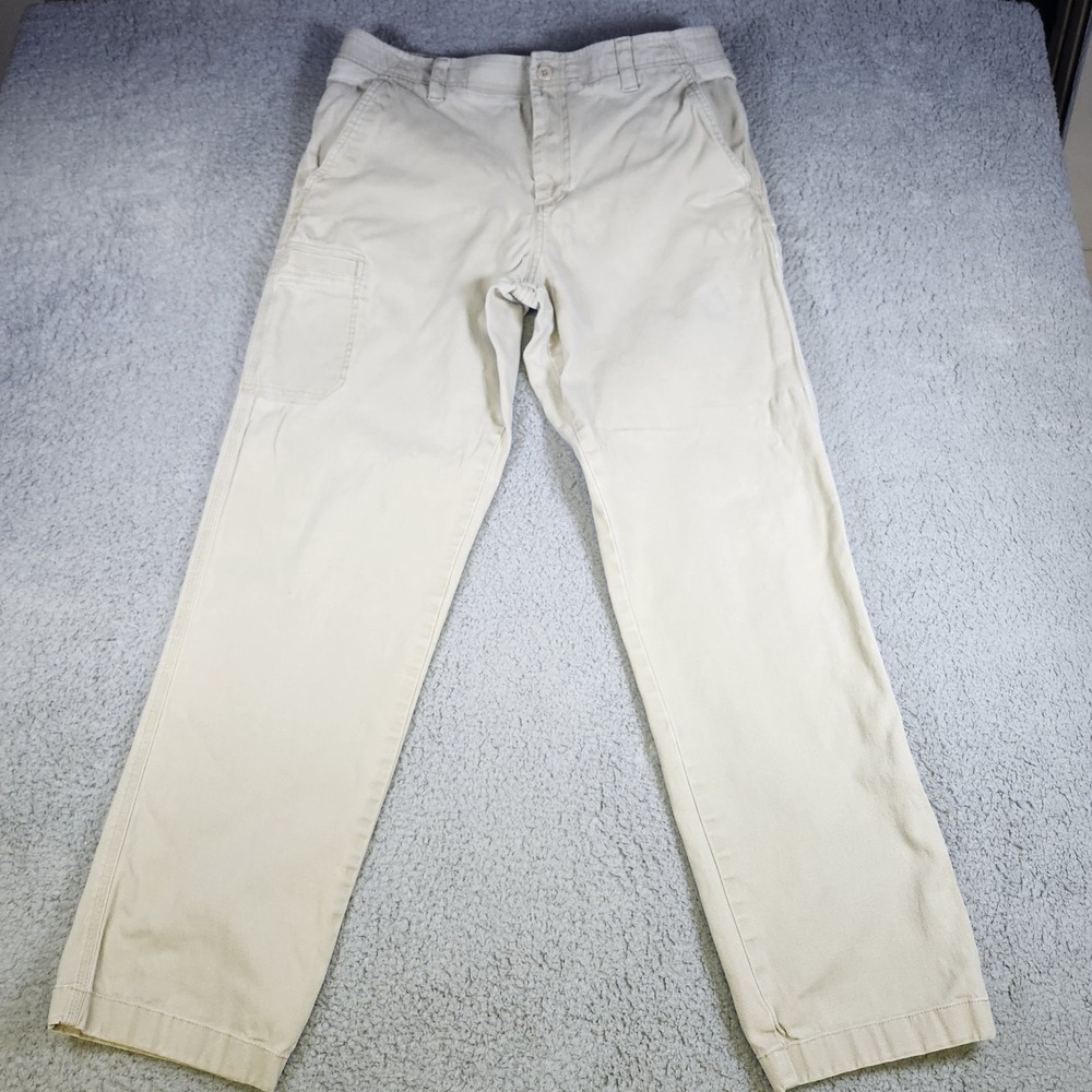 LL Bean Comfort Waist Cargo Pants Mens Size 34x32 ID 508217